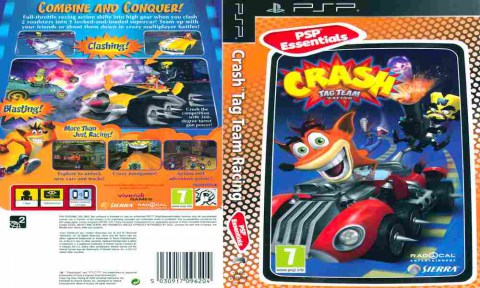 Игра CRASH Tag team racing ESSENTIALS, Sony PSP, 178-101, Баград.рф